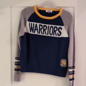 Touch by Alyssa Milano Warriors Sweater - Navy, Gray, and Yellow